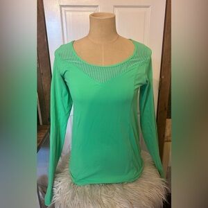 Lorna Jane Women’s Neon Green Long Sleeve Size Large